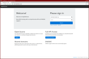 MyDNSHost Homepage