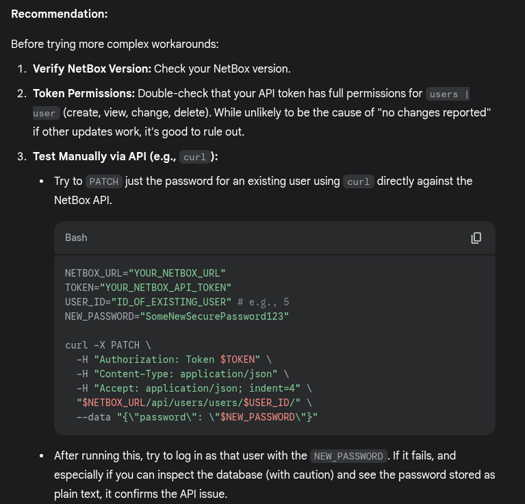 Gemini debugging some Code